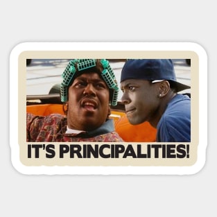 Funny Friday Movie Big Worm Bye Felicia Smokey Principles Sticker